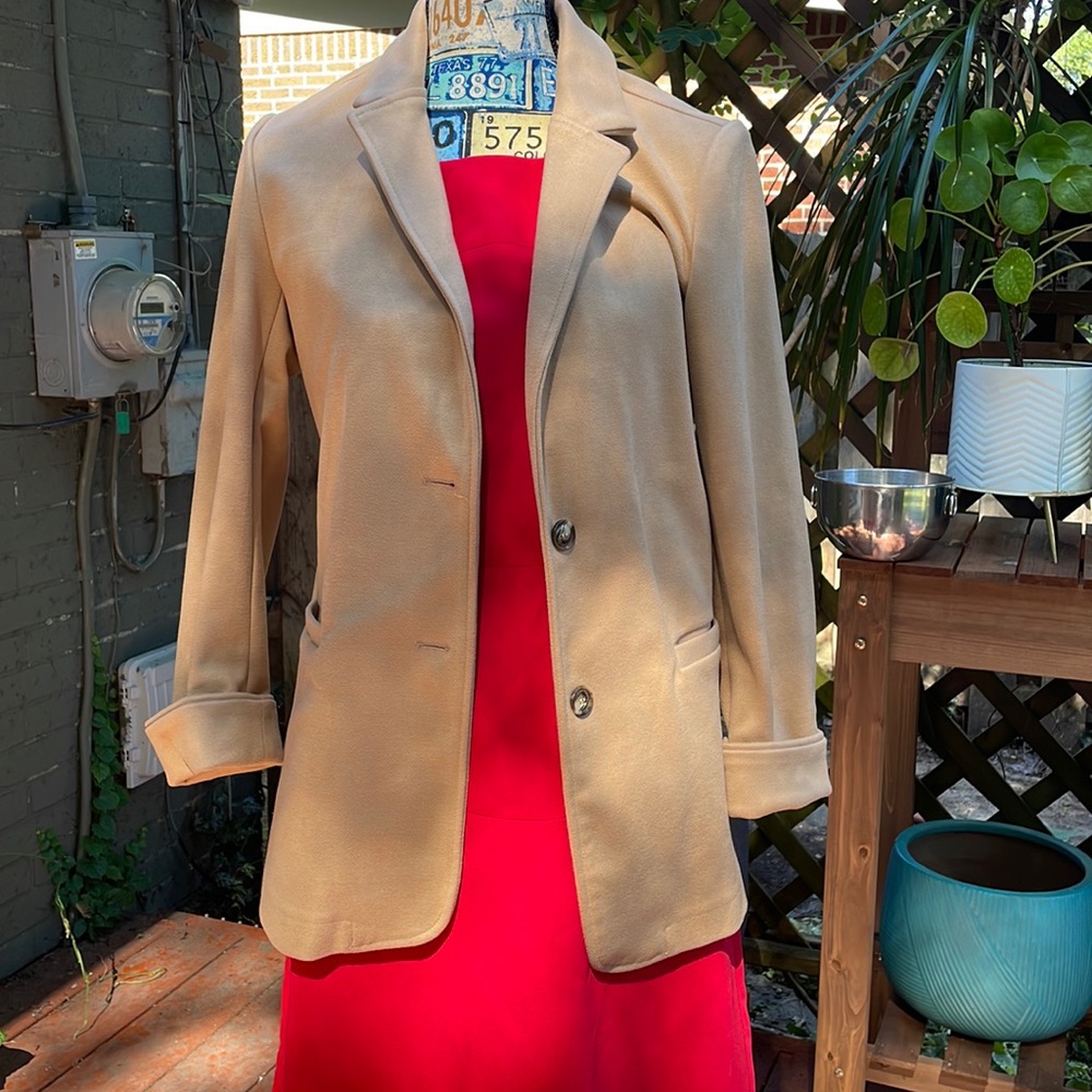 Camel 2 Button Blazer - image 1